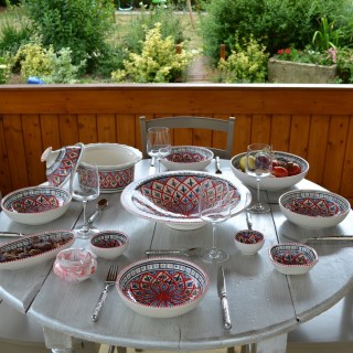 Bol Bakir rouge - Diam 8 cm