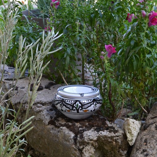 Cendrier Marocain Noir - Moyen modèle 2