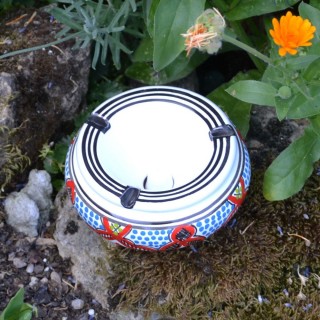 Cendrier oriental Marocain Rouge - Moyen modèle