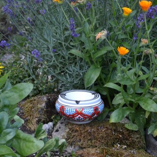 Cendrier oriental Marocain Rouge - Moyen modèle