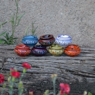 Lot 7 mini cendriers Marrakech  - Mini modèle