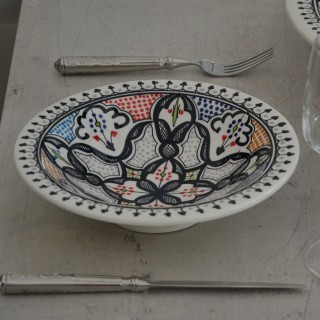 Service à couscous assiettes Tebsis Marocain Color - 6 pers