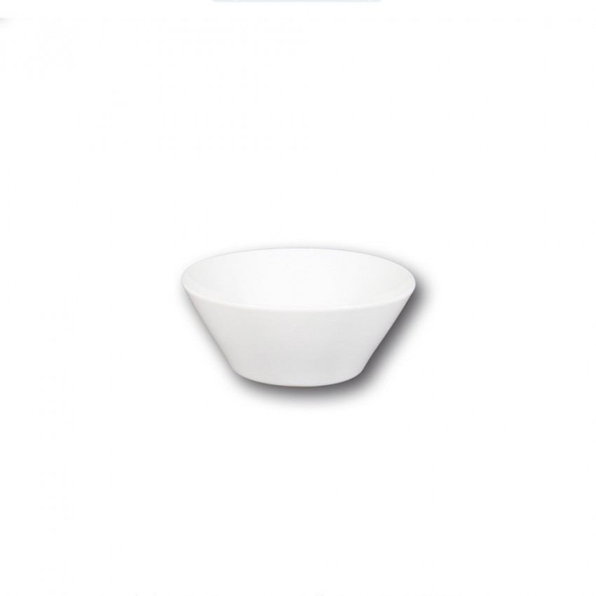 Bol conique porcelaine blanche - D 16 cm - Napoli