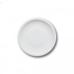 Lot 6 assiettes à dessert porcelaine blanche - D 20 cm - Roma