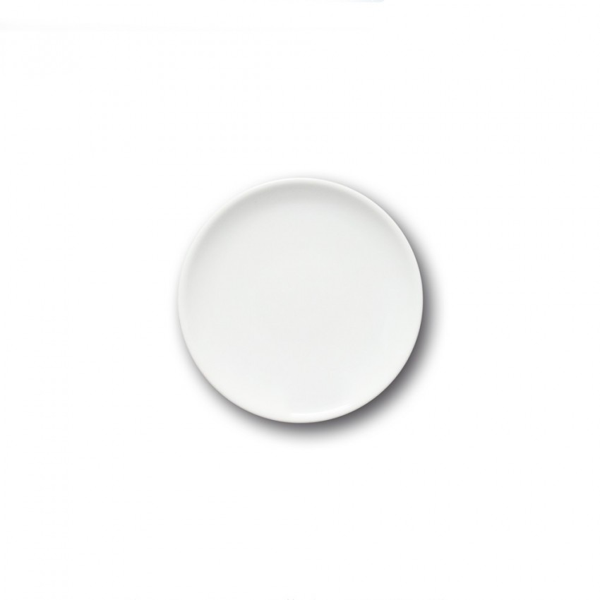 Petite assiette porcelaine blanche - D 17 cm - Siviglia