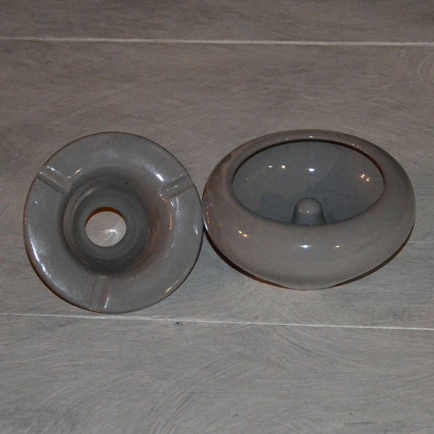 Cendrier Tunisien Uni gris - Moyen modèle