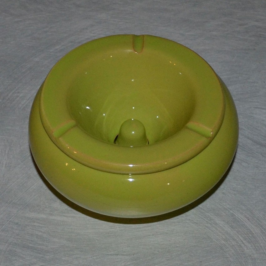 Cendrier Tunisien Uni vert - Moyen modèle