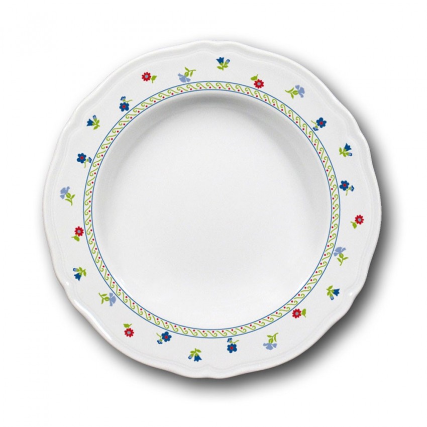 Service de table Fleurs 18 pièces