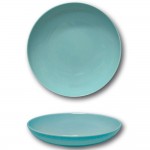 Assiette creuse porcelaine Bleue - D 22 cm - Siviglia